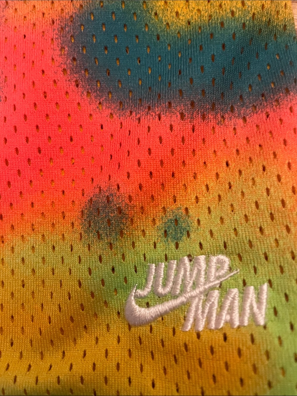 Jordan Multicolor Tie-Dye Mesh Athletic Shorts - Picture 4 of 11